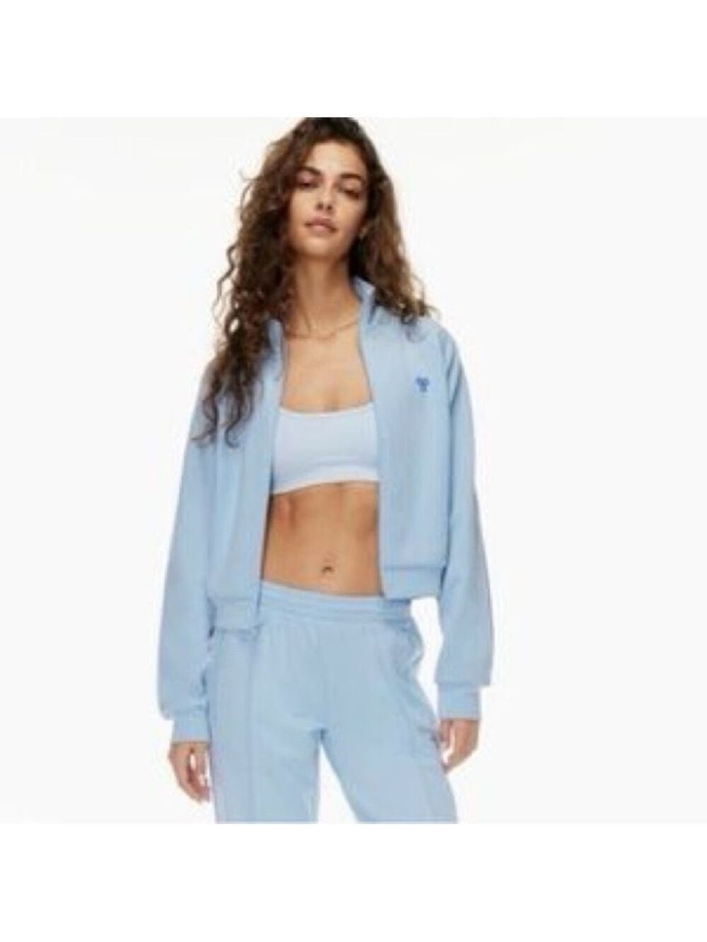 Aritzia Tna Blue Parkway Zip-Up track jacket Size XL